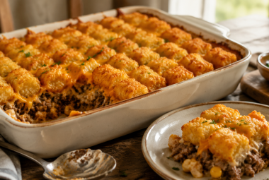Tater Tot Casserole With Ground Beef