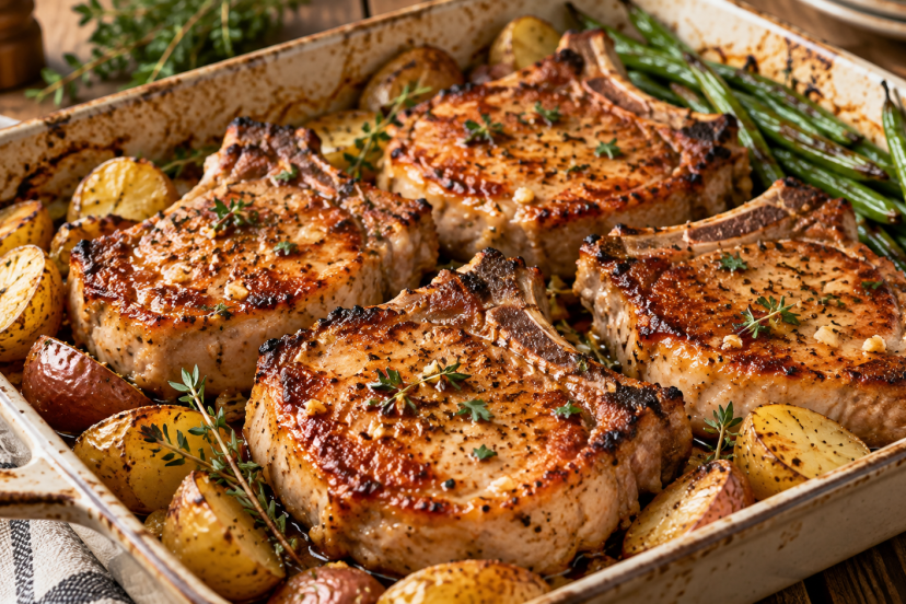 oven baked pork chops